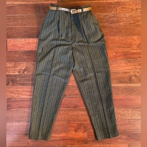 Vintage Dead Stock Wool Blend Striped Pants